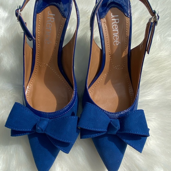 J.Renee Blue Heels - Picture 1 of 6